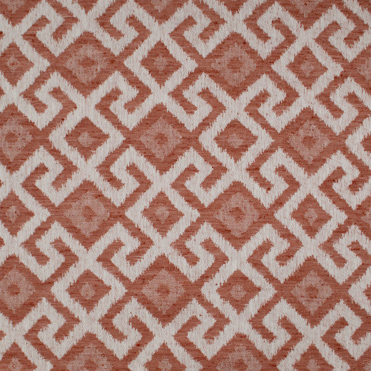 Aztec Neve - Coral by Europatex Designer Fabric Aztec 86% Poyester, 14% Cotton China See Sample Horizontal: N/A and Vertical: N/A 54.00 inches  - Swanky Fabrics -