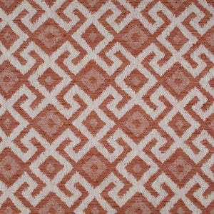 Aztec Neve Coral by Europatex Designer Fabric