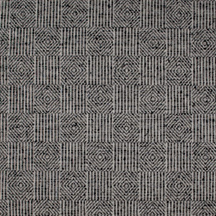 Aztec Osiris Charcoal by Europatex Designer Fabric Aztec 72% Polyester, 28% Cotton 3.40" H, 3.75" V 54.00 inches - Swanky Fabrics -