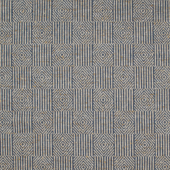 Aztec Osiris Royal by Europatex Designer Fabric Aztec 72% Polyester, 28% Cotton 3.40" H, 3.75" V 54.00 inches - Swanky Fabrics -