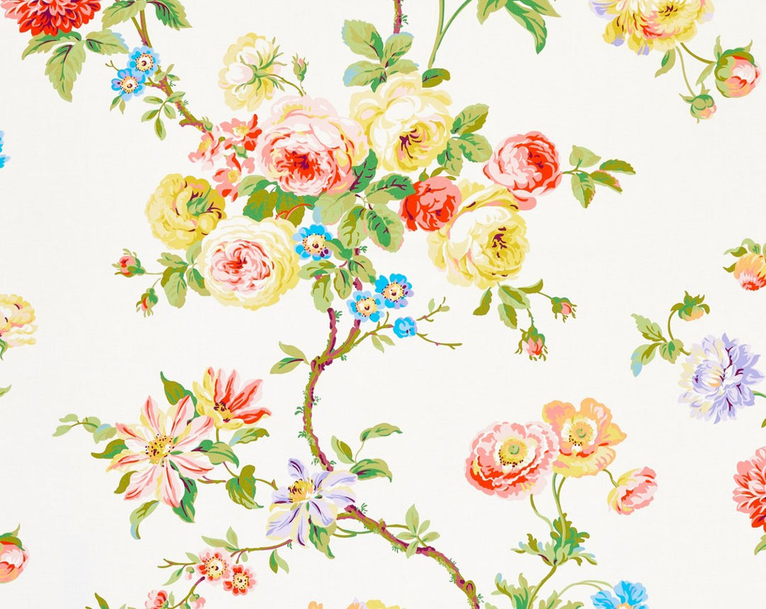 Botanical Garden Summer Multi B035060001 by Old World Weavers Designer Fabric