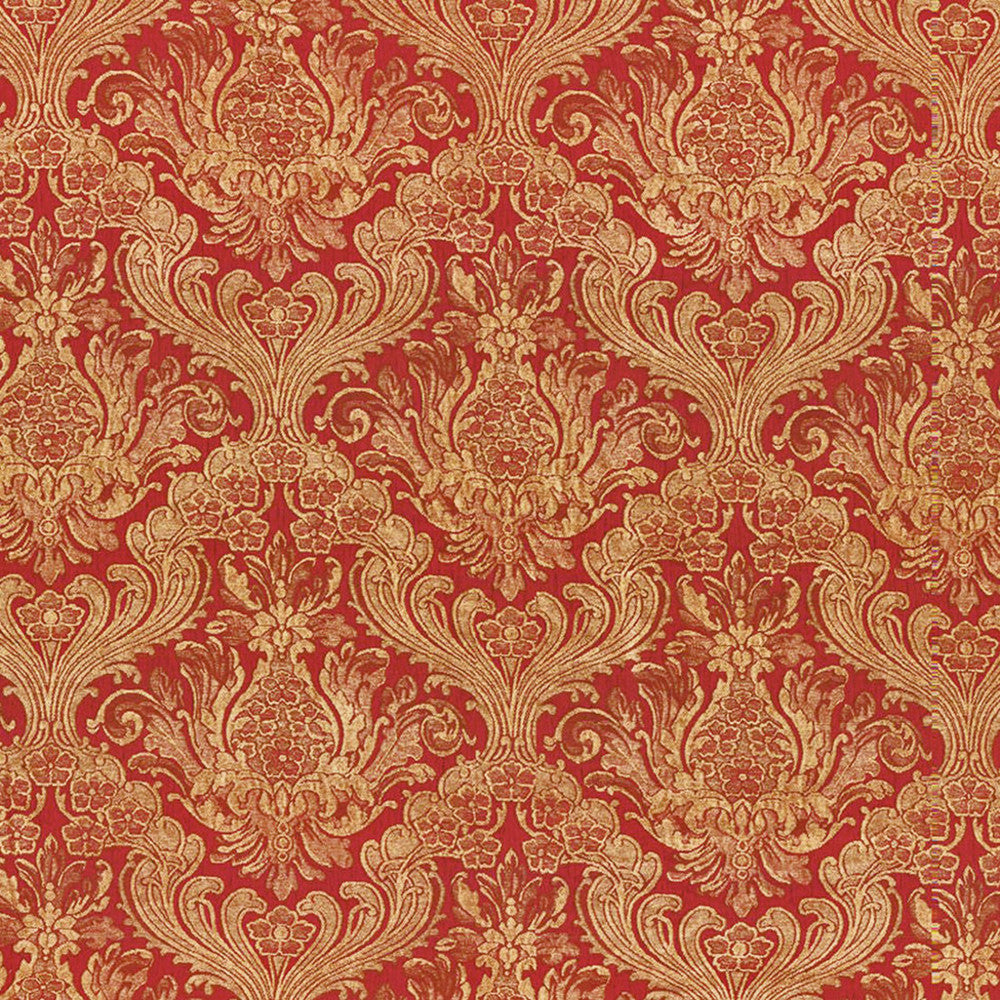 B2108 Antique Red by Greenhouse Designer Fabric 67% Viscose, 33% Polyester China 30,000 </p><p>Repeat: 14" H, 19" V 55" - Swanky Fabrics -