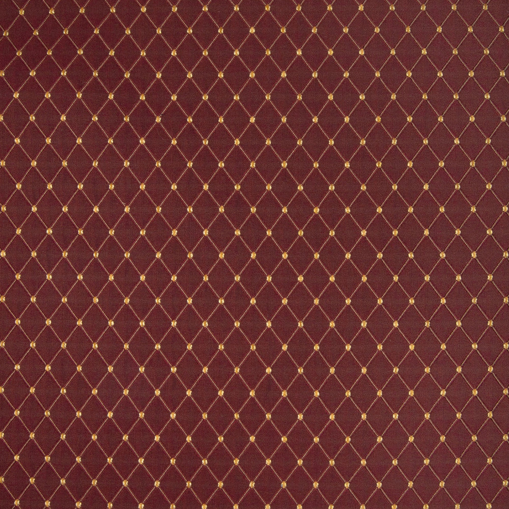 B4109 Crimson by Greenhouse Designer Fabric E72: Traditional Tones 100% Polyester China 30,000 double rubs </p><p>Repeat: .75" H, 1.25" V 54" - Swanky Fabrics -