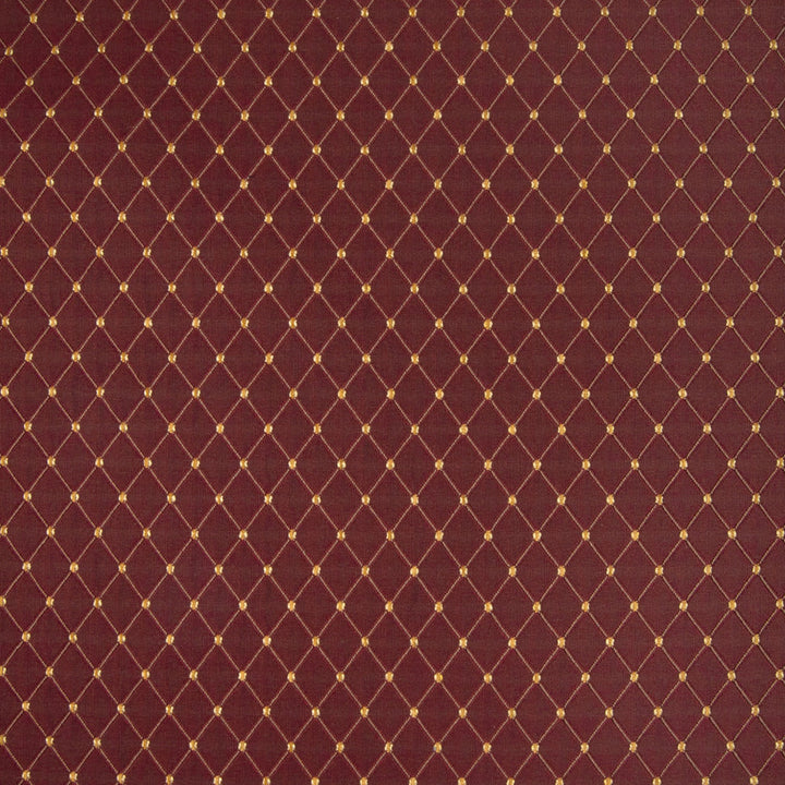 B4109 Crimson by Greenhouse Designer Fabric E72: Traditional Tones 100% Polyester China 30,000 double rubs </p><p>Repeat: .75" H, 1.25" V 54" - Swanky Fabrics -