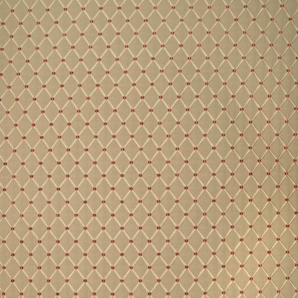 B4111 Garnet by Greenhouse Designer Fabric 100% Polyester China 30,000 double rubs </p><p>Repeat: .75" H, 1.25" V 54" - Swanky Fabrics -