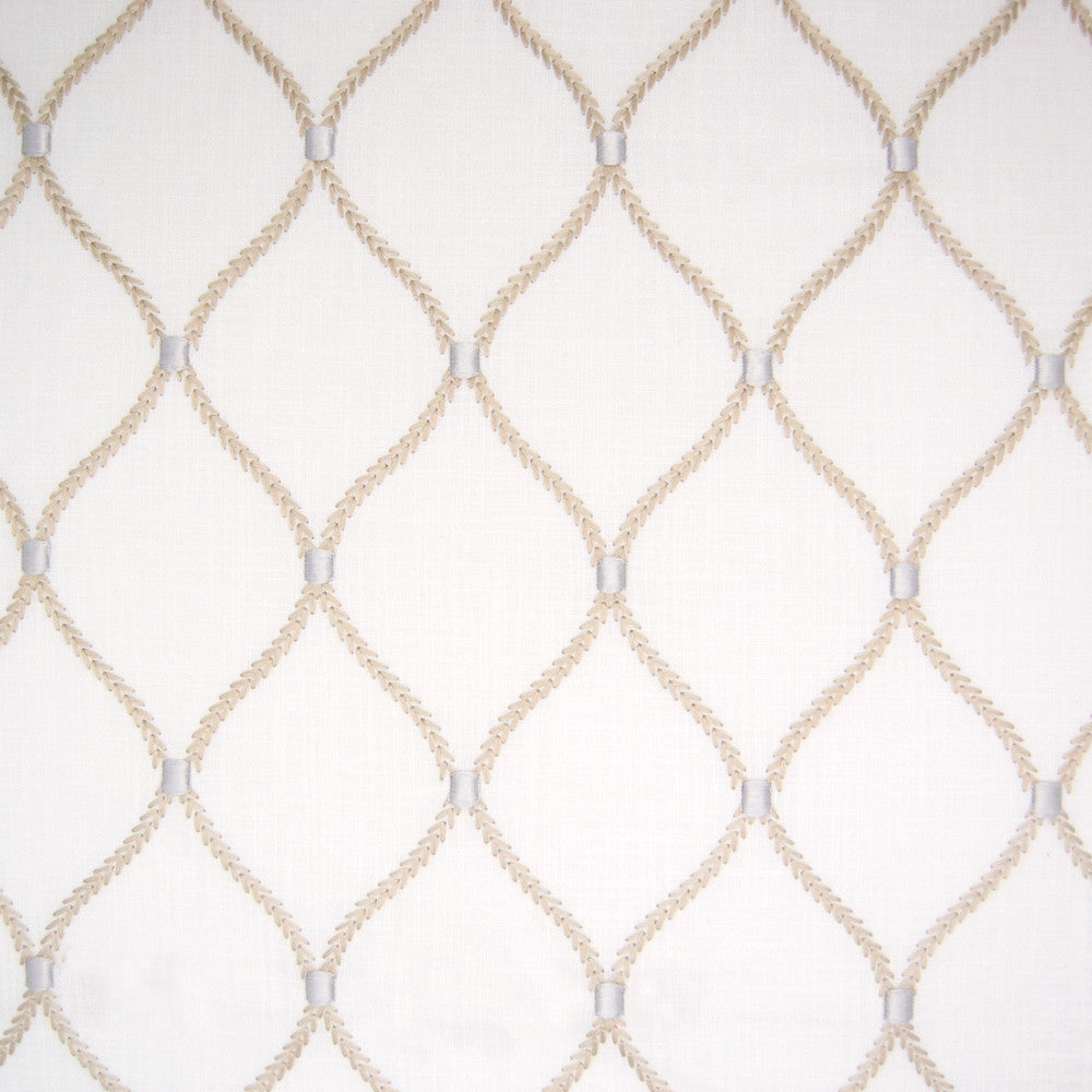 B6384 Tea Stain by Greenhouse Designer Fabric 70% Rayon, 30% Linen With 100% Rayon Embroidery India 9,000 double rubs </p><p>Repeat: 4.25" H, 6.25" V 52" - Swanky Fabrics -