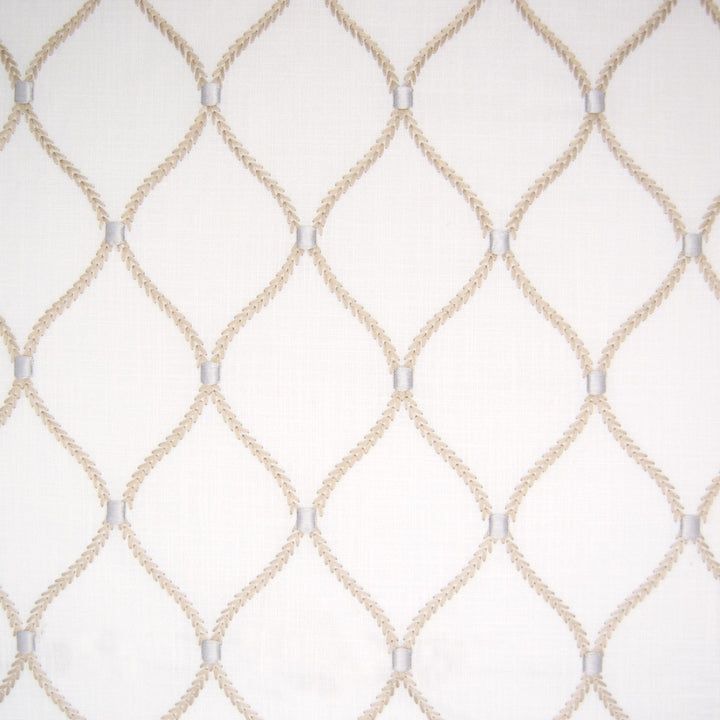 B6384 Tea Stain by Greenhouse Designer Fabric 70% Rayon, 30% Linen With 100% Rayon Embroidery India 9,000 double rubs </p><p>Repeat: 4.25" H, 6.25" V 52" - Swanky Fabrics -
