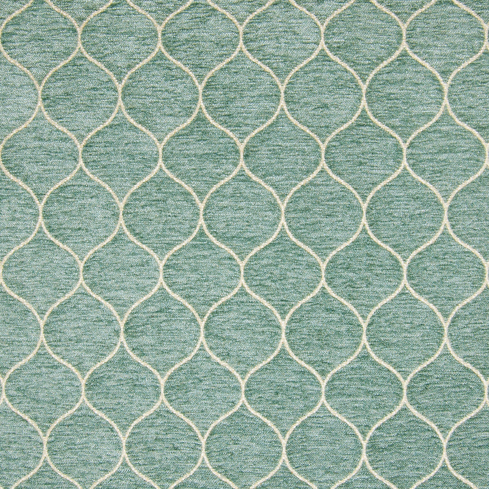 B9770 Mist by Greenhouse Designer Fabric F13: upholstery by COLOR 85% Polyester, 15% Cotton China 50,000 double rubs </p><p>Repeat: 2" H, 3" V 55" - Swanky Fabrics -