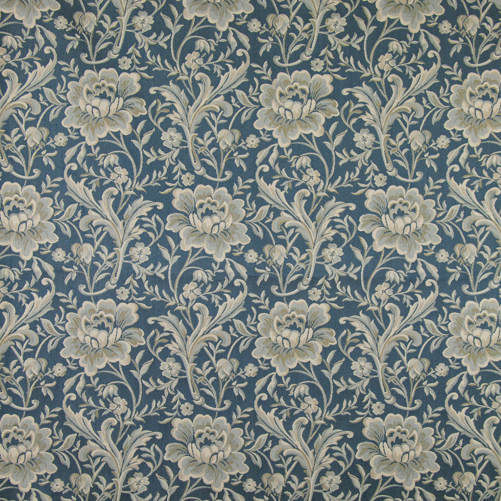 B9806 Blue by Greenhouse Designer Fabric 74% Polyester, 16% Cotton, 10% Rayon China 45,000 </p><p>Repeat: 9.6" H, 9.5" V 55" - Swanky Fabrics -