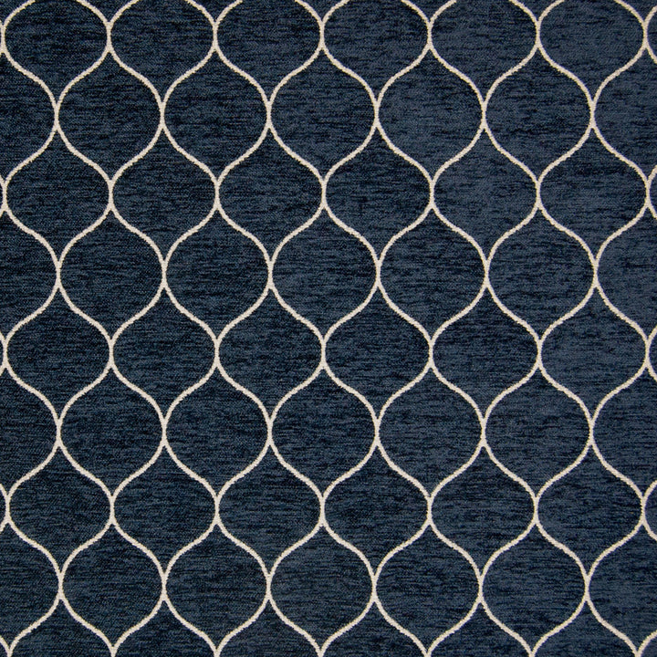 B9826 Midnight Blue by Greenhouse Designer Fabric 85% Polyester, 15% Cotton China 50,000 double rubs </p><p>Repeat: 2" H, 3" V 55" - Swanky Fabrics -
