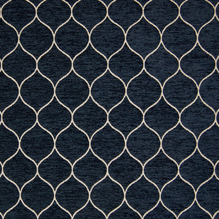 B9826 Midnight Blue by Greenhouse Designer Fabric 85% Polyester, 15% Cotton China 50,000 </p><p>Repeat: 2" H, 3" V 55" - Swanky Fabrics -