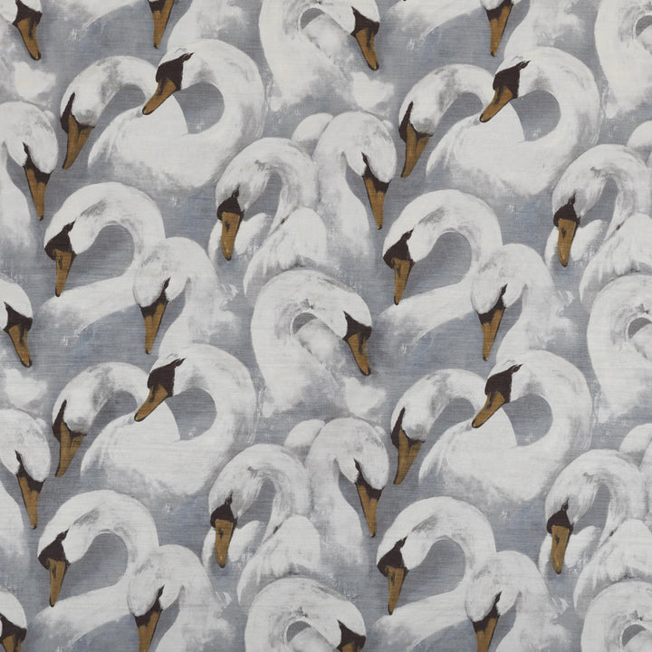 Babcock 4 Granite by Marcus William Designer Fabric KAI/MARCUS WILLIAM FENELLA 60%COT 40%POL UK WYZENBEEK 55 000 DOUBLE WEAR TEST (HEAVY DUTY) Horizontal: 26.750 and Vertical: 24.500 54 in - Swanky Fabrics -