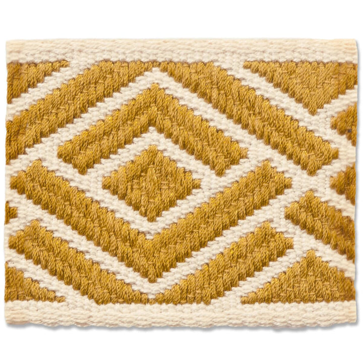 Bacall 4 Harvest by Stout Designer Trim NEW WORLD TAPES & BORDERS 100%SVI FRANCE Horizontal: 3 and Vertical: 0 3 in - Swanky Fabrics -
