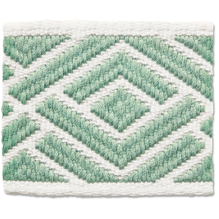 Bacall 6 Spa by Stout Designer Trim NEW WORLD TAPES & BORDERS 100%SVI FRANCE Horizontal: 3 and Vertical: 0 3 in - Swanky Fabrics -