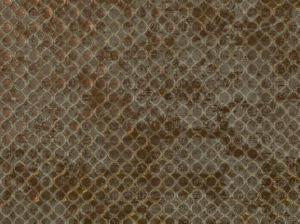 Bailey Bronze 681 by Norbar Designer Fabric SPLENDOR 100% POLYESTER INDIA 1 1/2"V 1 1/2"H 54" - Swanky Fabrics -