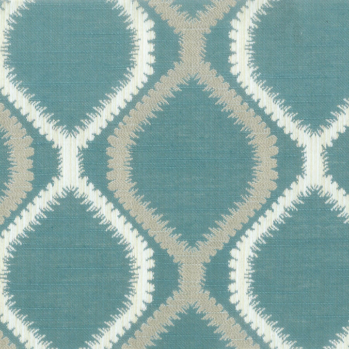 Balboa 2 Teal by Stout Designer Fabric Rainbow Library Opal/Peacock 58% Polyester 42% Cotton INDIA MARTINDALE WEAR TEST (18 000 CIRCULAR RUBS) Horizontal: 4.5 and Vertical: 4.375 54 in - Swanky Fabrics -