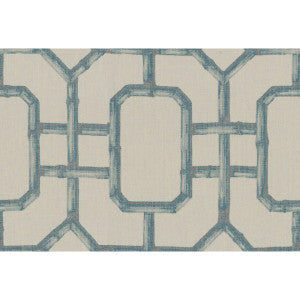 Bambu Fret Ciel by Kravet Couture Designer Fabric