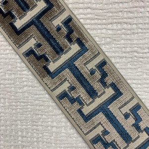 Banks Tape Battleship by Magnolia Designer Fabric