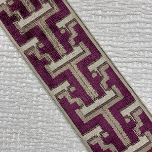Banks Tape Currant by Magnolia Designer Fabric