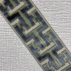 Banks Tape Lemongrass by Magnolia Designer Fabric