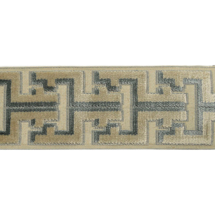 Banks Tape Sky by Magnolia Designer Trim - 31Poly/58Ray/11Lin China Horizontal: and Vertical: 3.5 - Swanky Fabrics -