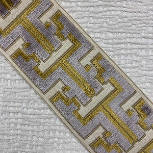 Banks Tape Slate by Magnolia Designer Fabric