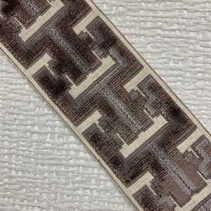 Banks Tape Walnut by Magnolia Designer Fabric