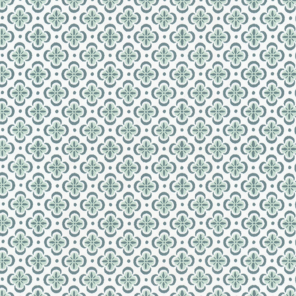 Basilica 1 Mineral by Stout Designer Fabric RAINBOW LIBRARY VAPOR/SEAGLASS 100%COT INDIA Horizontal: 1.500 and Vertical: 1.500 54 in - Swanky Fabrics -