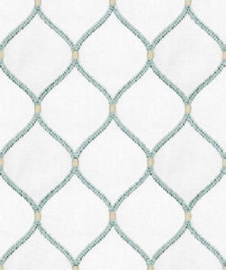 Batik White Spa by Norbar Designer Fabric