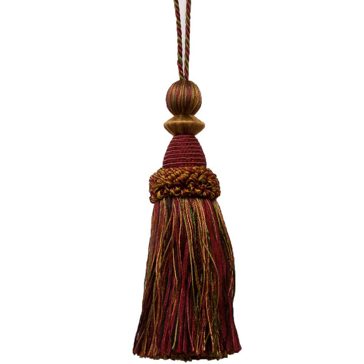 Battersea 11 Wine by Stout Designer Trim ART OF DESIGN TRIM-2 TASSEL FRINGE 100%SVI CHINA </p><p>Repeat: 0 5.5 in - Swanky Fabrics -