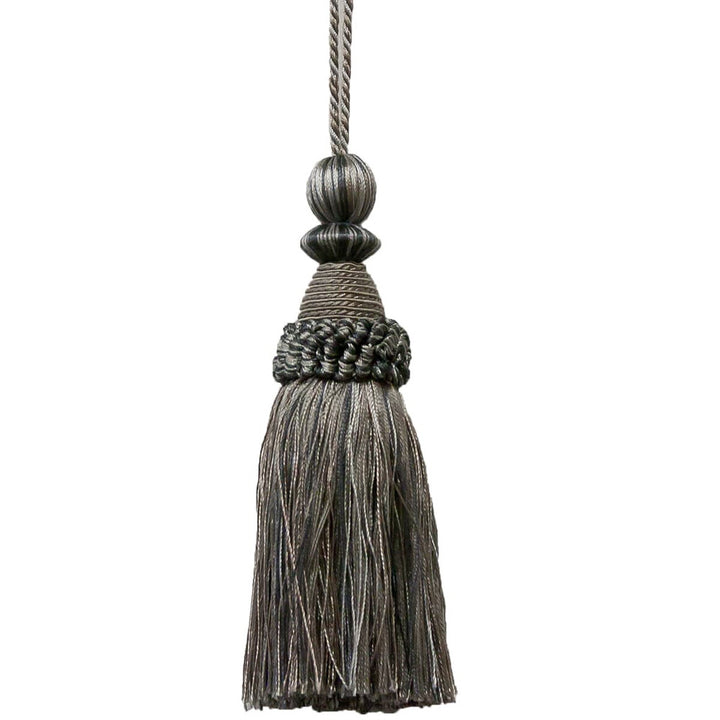 Battersea 1 Stone by Stout Designer Trim Art Of Design Trim-2 Tassel Fringe 100% Spun Viscose CHINA Horizontal: 0 and Vertical: 0 5.5 in - Swanky Fabrics -