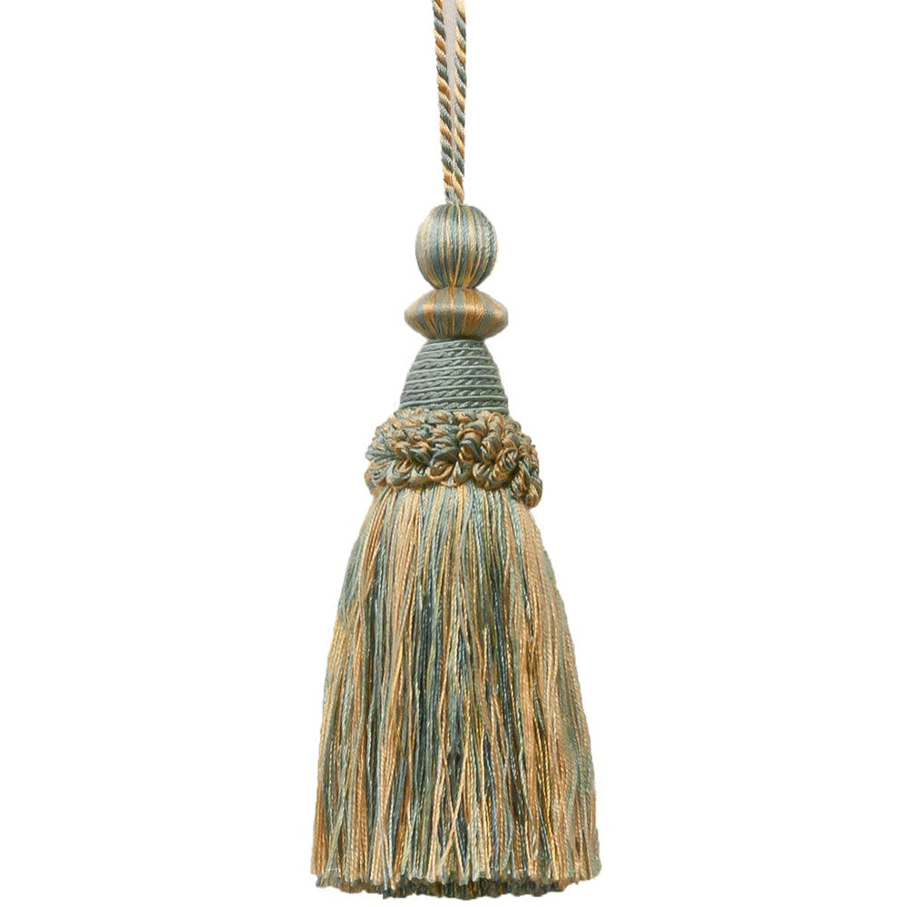 Battersea 22 Seashore by Stout Trim Stout Trim Battersea 22 SeashoreTrim ART OF DESIGN TRIM-2 TASSEL FRINGE CHINA </p><p>Repeat: H: 0.000, V: 0.000 5.5 in - Fabric Carolina -