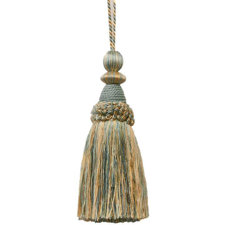 Battersea 22 Seashore by Stout Trim Stout Trim Battersea 22 SeashoreTrim ART OF DESIGN TRIM-2 TASSEL FRINGE CHINA </p><p>Repeat: H: 0.000, V: 0.000 5.5 in - Fabric Carolina -