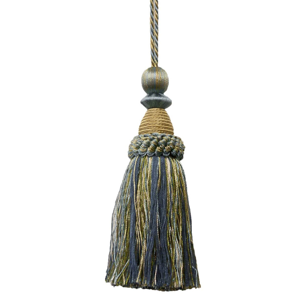 Battersea 23 Marine by Stout Designer Trim Art Of Design Trim-2 Tassel Fringe 100% Spun Viscose CHINA Horizontal: 0 and Vertical: 0 5.5 in - Swanky Fabrics -