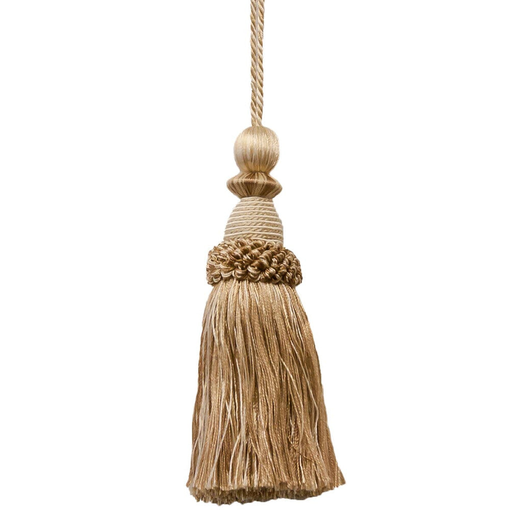 Battersea 24 Sand by Stout Designer Trim ART OF DESIGN TRIM-2 TASSEL FRINGE 100%SVI CHINA </p><p>Repeat: 0 5.5 in - Swanky Fabrics -