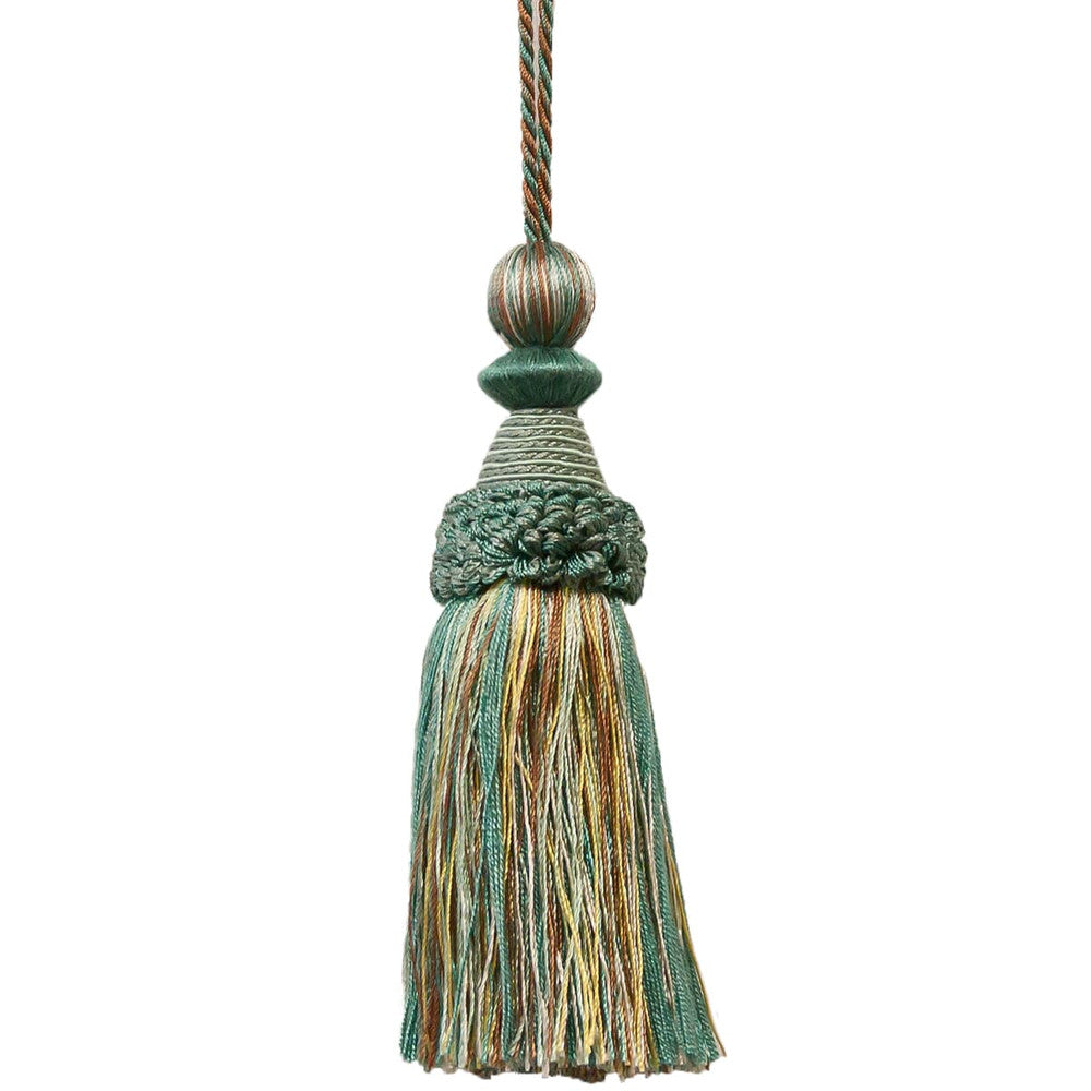 Battersea 27 Pacific by Stout Designer Trim ART OF DESIGN TRIM-2 TASSEL FRINGE 100%SVI CHINA </p><p>Repeat: 0 5.5 in - Swanky Fabrics -