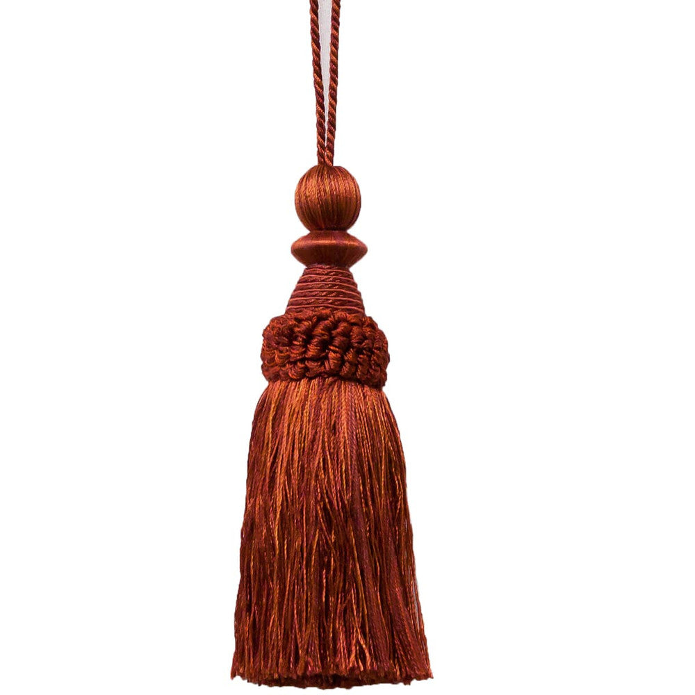 Battersea 2 Paprika by Stout Designer Trim Art Of Design Trim-2 Tassel Fringe 100% Spun Viscose CHINA Horizontal: 0 and Vertical: 0 5.5 in - Swanky Fabrics -