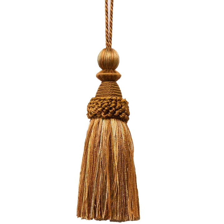 Battersea 37 Nutmeg by Stout Designer Trim ART OF DESIGN TRIM-2 TASSEL FRINGE 100%SVI CHINA FLAME RETARDANT-U.F.A.C. CLASS 1 FLAME RETARDANT-N.F.P.A. 260A CLASS 1 CATB 117-2013 WYZENBEEK 36 000 DOUBLE RUB WEAR TEST (HEAVY DUTY) Horizontal: 0.000 and Vertical: 0.000 5.5 in - Swanky Fabrics -
