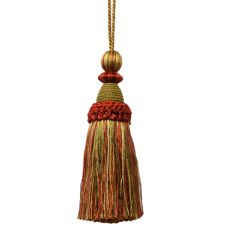 Battersea 39 Autumn by Stout Designer Trim Art Of Design Trim-2 Tassel Fringe 100% Spun Viscose CHINA Horizontal: 0 and Vertical: 0 5.5 in - Swanky Fabrics -