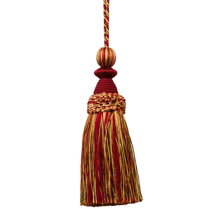 Battersea 40 Cardinal by Stout Designer Trim ART OF DESIGN TRIM-2 TASSEL FRINGE 100%SVI CHINA </p><p>Repeat: 0 5.5 in - Swanky Fabrics -