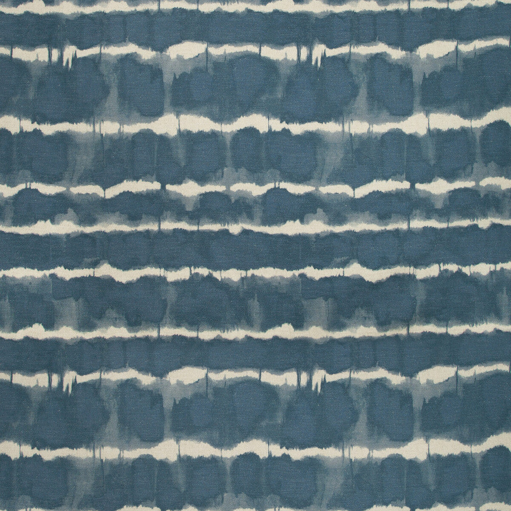 Baturi Teal by Kravet Couture Designer Fabric TERRAE PRINTS LINEN - 52%;VISCOSE - 33%;COTTON - 15% Italy HEAVY Horizontal: 26.5 and Vertical: 35.5 55 - Swanky Fabrics -