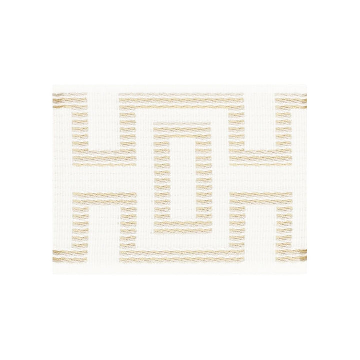 Bayard Tape 1 Sand by Stout Trim Stout Trim Bayard Tape 1 SandTrim ALLURE TRIM 100%SVI TURKEY </p><p>Repeat: H: 2.375, V: 0.000 3 in - Fabric Carolina -
