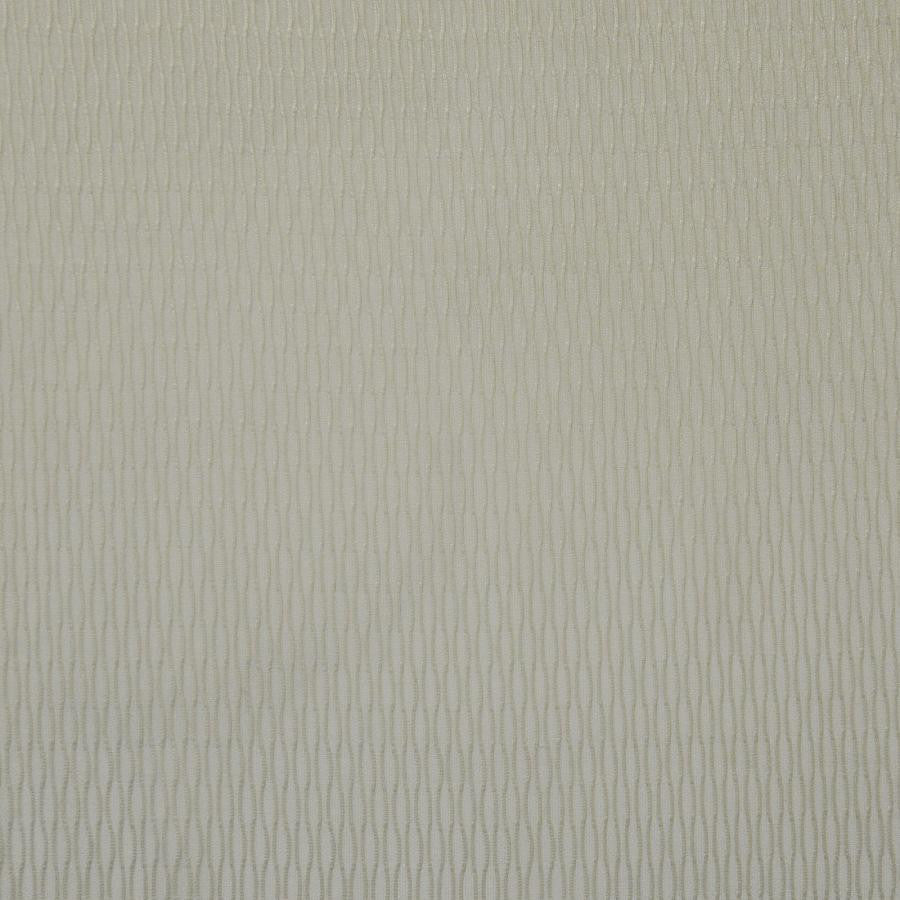 Biba # 101 Pearl by Maxwell Designer Fabric Sheer Style 100% POLYESTER TURKEY V-1.25"H-0.4" 118" - Swanky Fabrics -
