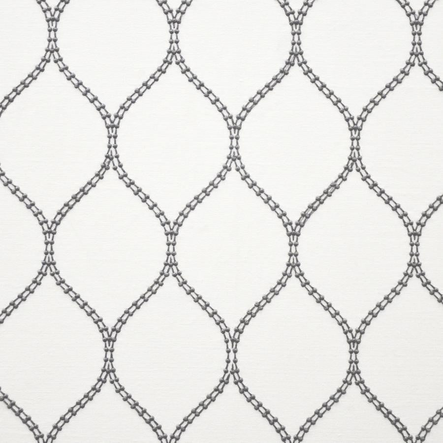 Balcony # 503 Armour by Maxwell Designer Fabric Color Theory-Vol.V Rocksalt 77% COTTON/23% POLYESTER INDIA V-7.25"H-4.3" 54"EMB.52" - Swanky Fabrics -