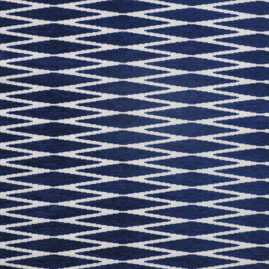 Backgammon # 701 Navy by Maxwell Designer Fabric Performance Wovens-Vol. V Paintbrush 100% POLYESTER TURKEY V- 0.75" H-7" 54" - Swanky Fabrics -
