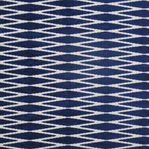 Backgammon # 701 Navy by Maxwell Designer Fabric