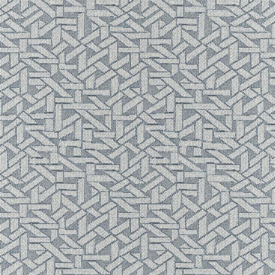Barrio # 266 Ice by Maxwell Designer Fabric Colorguard-Mosaic 53% POLYPROPELENE/47% POLYESTER TURKEY V-19" H-13.7" 55" - Swanky Fabrics -