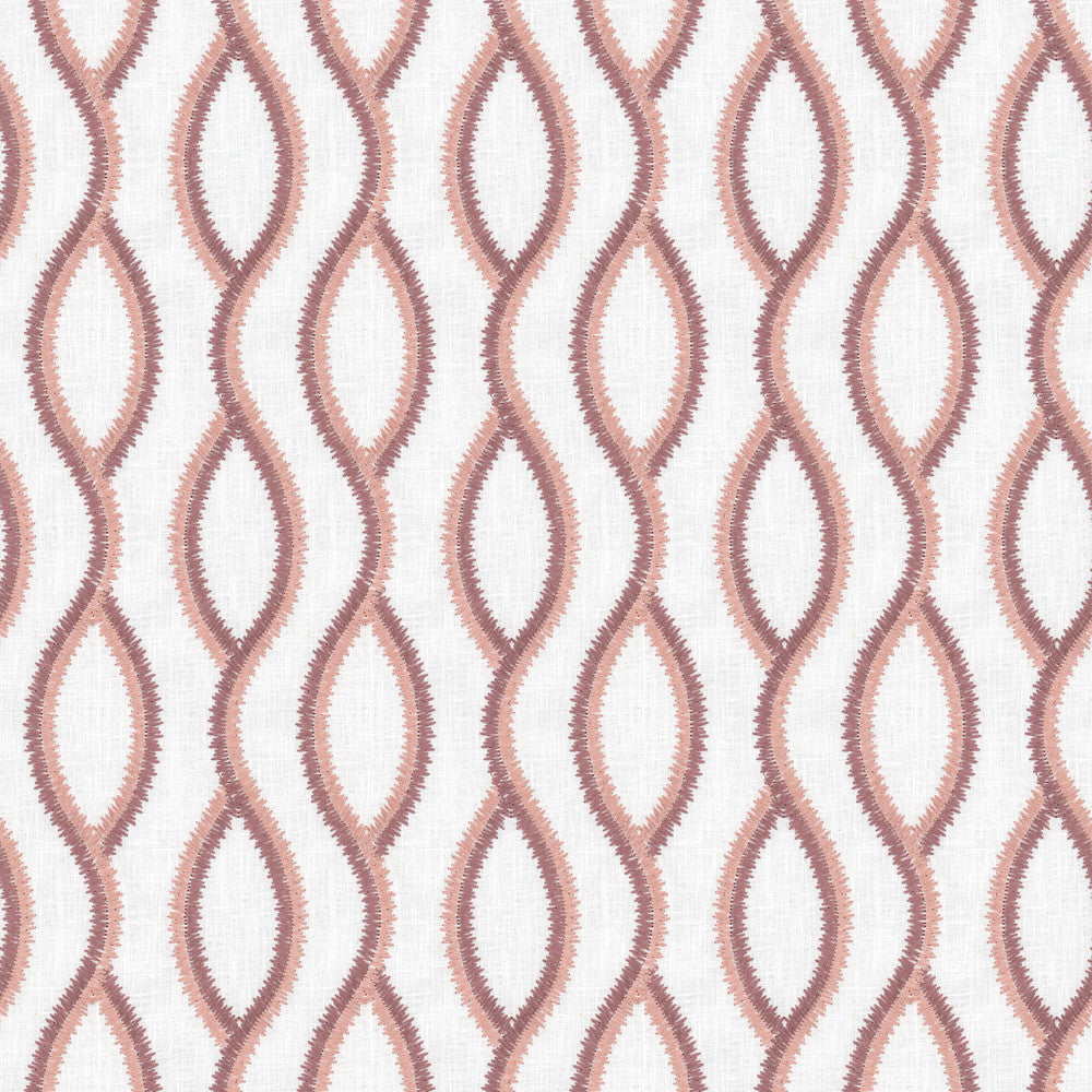 Because 1 Blush by Stout Fabric Stout Fabric Because 1 BlushFabric RAINBOW LIBRARY TEAROSE/SPICE 70%COT 25%POL 5%LIN %VEMB INDIA </p><p>Repeat: H: 4.375, V: 6.500 52 in - Fabric Carolina -
