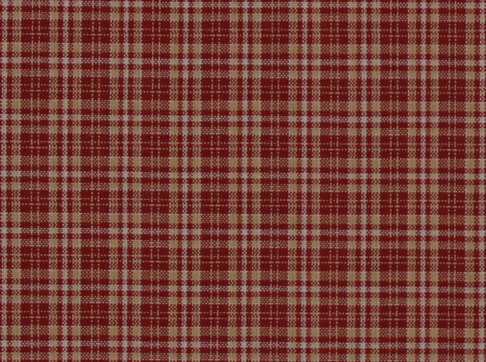 Beckford Crimson Red 353 by Covington Designer Fabric 100% COTTON INA 30000 Horizontal: 1.188 and Vertical: 1.188 55 - Swanky Fabrics -