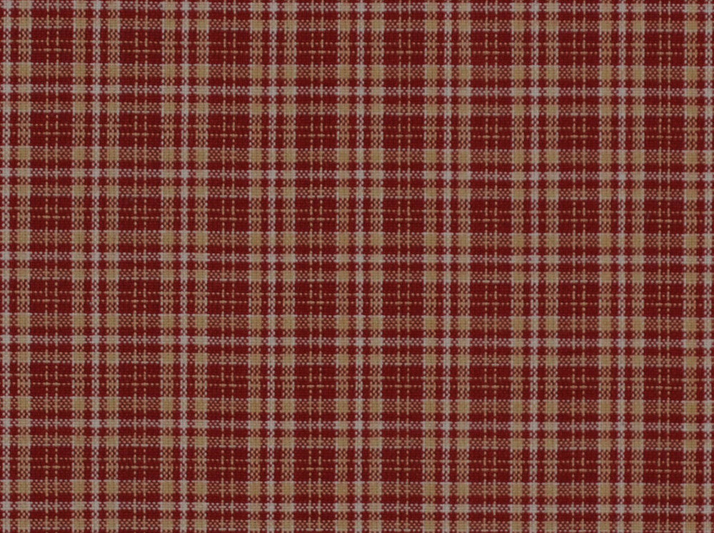 Beckford Crimson Red 353 by Covington Designer Fabric our website for purchase 100% Cotton India 30000 Horizontal: 1.19" and Vertical: 1.19" 55" - Swanky Fabrics -